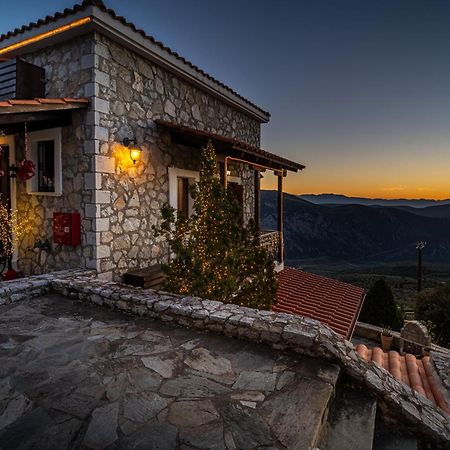 Rock Dandy Deluxe Chalet In Arachova - Delphi, Sauna, Prv Parking, Amazing View Exterior foto