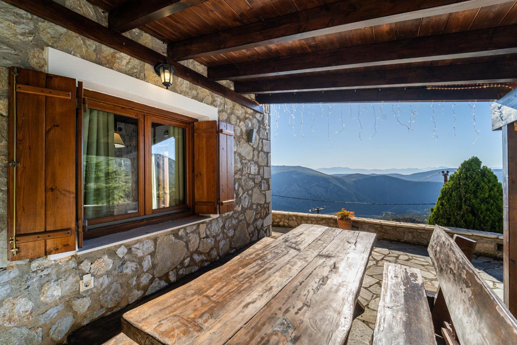 Rock Dandy Deluxe Chalet In Arachova - Delphi, Sauna, Prv Parking, Amazing View Exterior foto